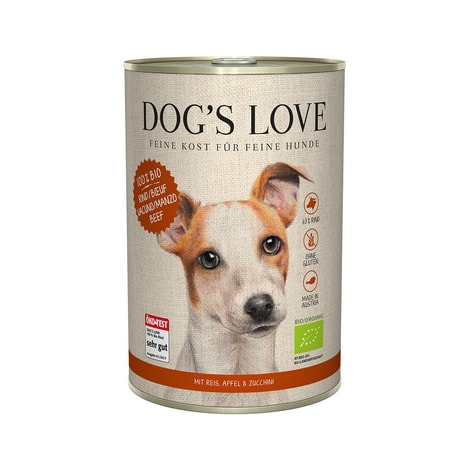 Dog's Love Bio Rind mit Reis, Apfel und Zucchini