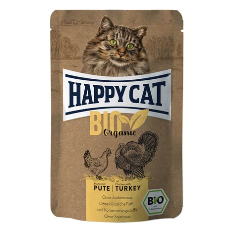 Happy Cat Bio Pouch Huhn & Pute