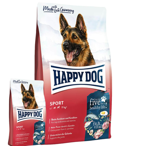 Happy Dog Supreme fit & vital Sport 14kg+1kg gratis