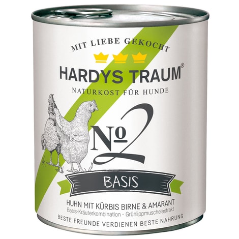 Hardys Traum Nassfutter Basis No. 2 Huhn