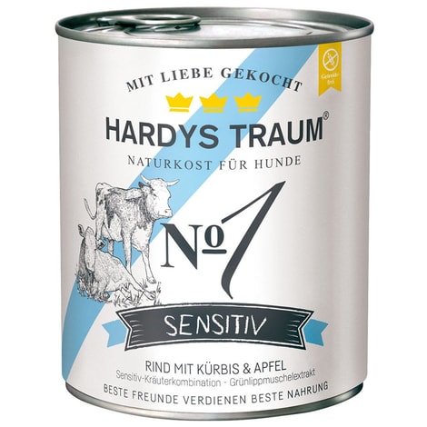 Hardys Traum Nassfutter Sensitiv No. 1 Rind