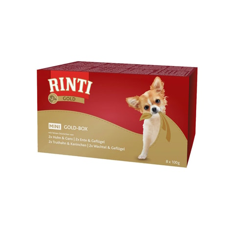 Rinti Hundefutter Gold Mini Goldbox 8x100g