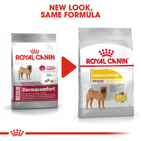 ROYAL CANIN DERMACOMFORT MEDIUM Trockenfutter für mittelgroße Hunde mit empfindlicher Haut