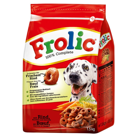 Frolic 100% Complete mit Rind Karotten und Getreide