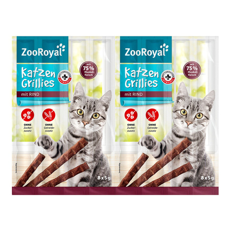 ZooRoyal Katzen-Grillies mit Rind