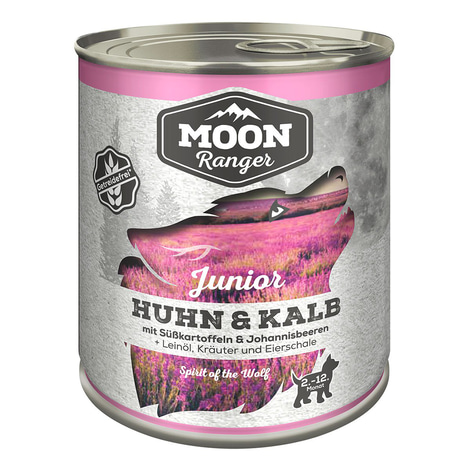 MOON Ranger Junior Huhn & Kalb mit Süßkartoffeln & Johannisbeeren