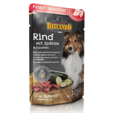 Belcando Finest Selection Rind mit Spätzle & Zucchini