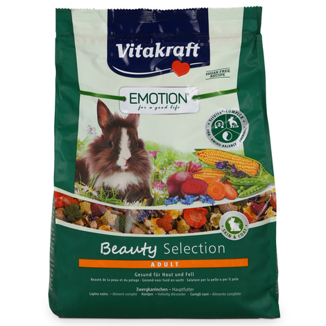 Vitakraft Emotion Beauty Selection Adult Zwergkaninchen