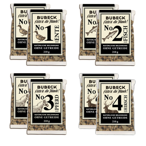 Bubeck Hundesnacks Mixpaket 8x210g