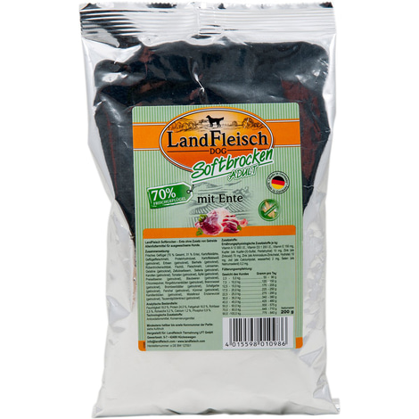 Landfleisch Dog Softbrocken mit Ente