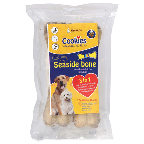 Hansepet Hundesnack Cookies Kauknochen "Seaside bone"