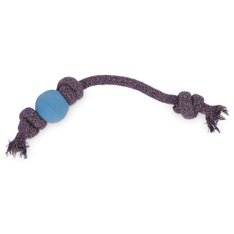 Beco Pets Hundeball Beco Ball mit Seil Blau
