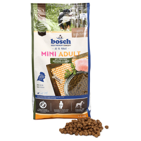 Bosch Hundefutter Mini Adult Geflügel & Hirse