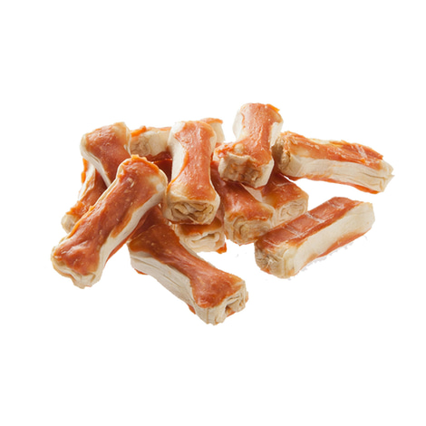 Dokas Hundesnack 5cm Kauknochen mit Huhn