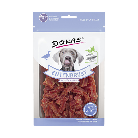 Dokas Hundesnack Entenbrust in Stückchen