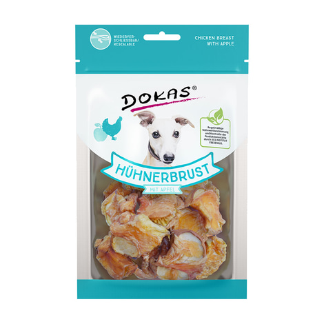 Dokas Hundesnack Hühnerbrust mit Apfel