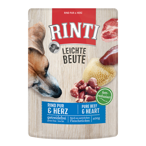 Rinti Leichte Beute Rind pur Geflügelherzen