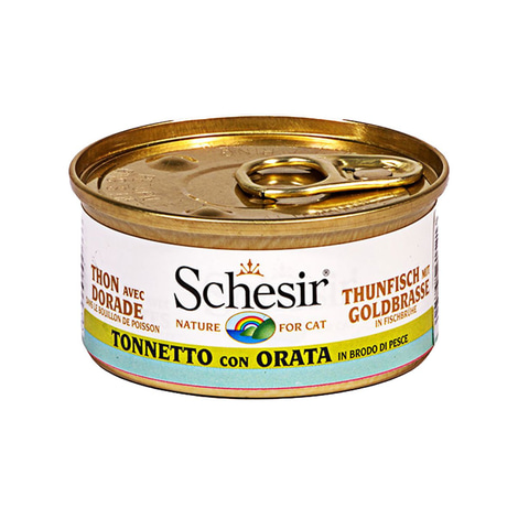 Schesir Cat Brühe Thunfisch & Goldbrasse