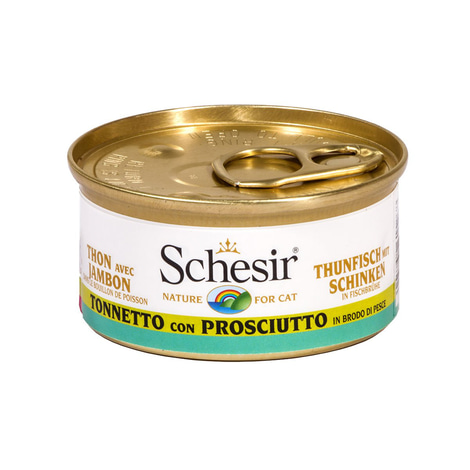 Schesir Cat Brühe Thunfisch & Schinken