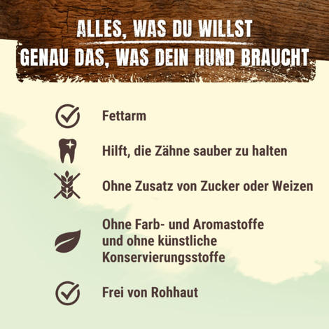 AdVENTuROS Wild Chew Hirsch für kleine Hunde
