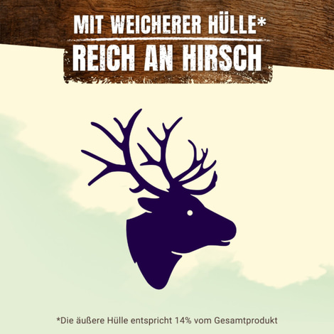 AdVENTuROS Wild Chew Hirsch für kleine Hunde