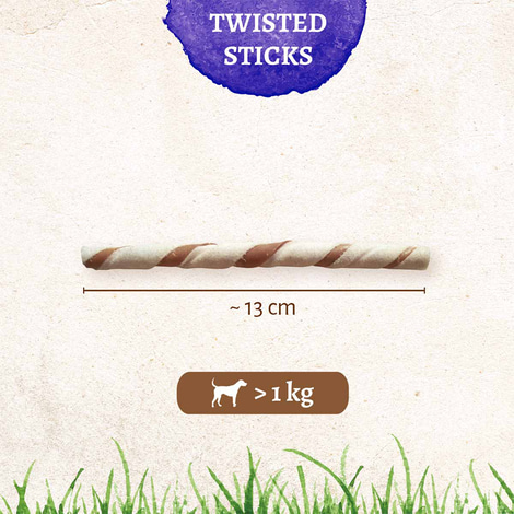 8in1 Delights Beef Twisted Sticks