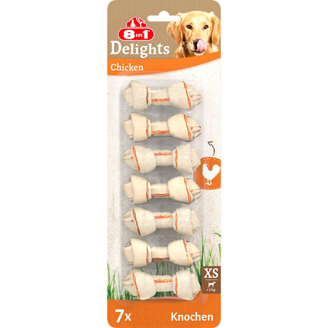 8in1 Delights Kauknochen Chicken/Huhn