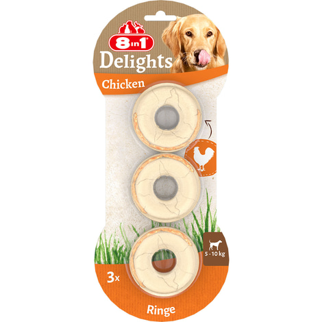8in1 Delights Kauringe 3 Stück