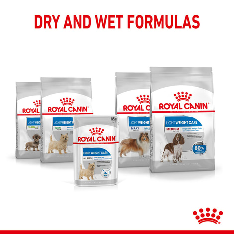 ROYAL CANIN LIGHT WEIGHT CARE Nassfutter für Hunde mit Neigung zu Übergewicht12x85g