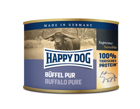 Happy Dog Büffel Pur 12x200g