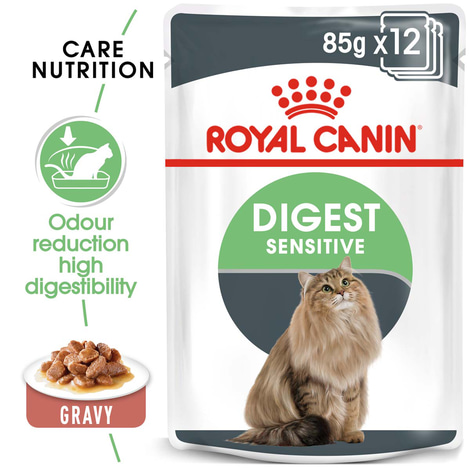 ROYAL CANIN OUTDOOR Trockenfutter 2kg + Digest Sensitive Nassfutter 12x85g
