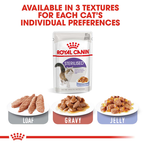 ROYAL CANIN STERILISED Nassfutter in Gelee für kastrierte Katzen