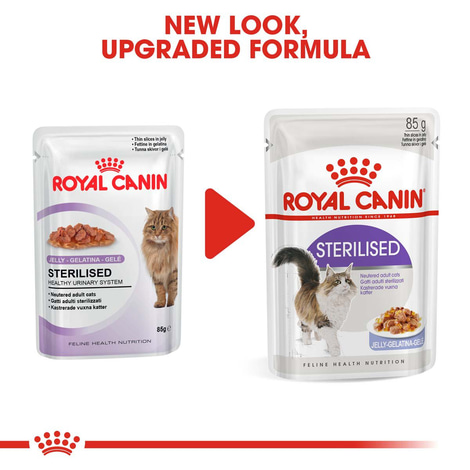 ROYAL CANIN STERILISED Nassfutter in Gelee für kastrierte Katzen