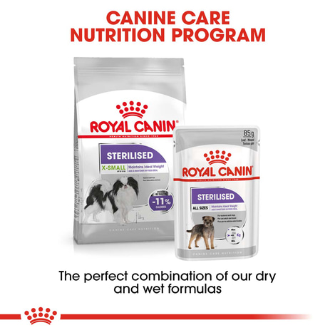 ROYAL CANIN STERILISED X-SMALL Trockenfutter für kastrierte sehr kleine Hunde