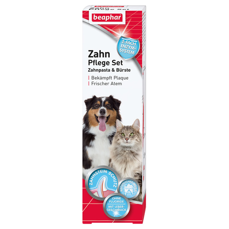 beaphar Zahnpflege Set (Zahnpasta & Bürste)