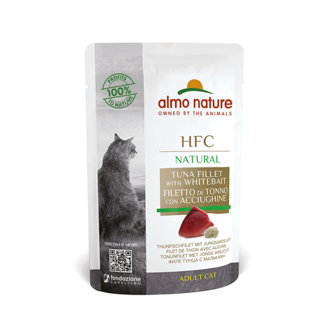 Almo Nature HFC Natural Thunfischfilet mit Jungsardellen