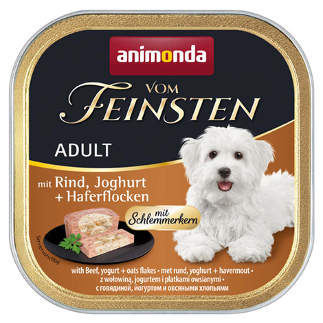 animonda vom Feinsten Rind, Joghurt und Haferflocken