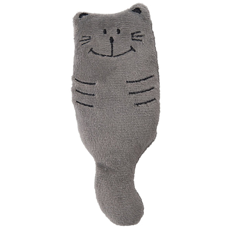 Aumüller Katzenspielkissen Plüschkatzen, 3er Set