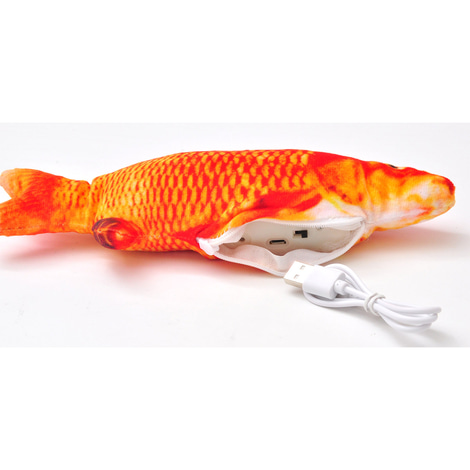 Aumüller Katzenspielkissen Zappel-Goldfisch