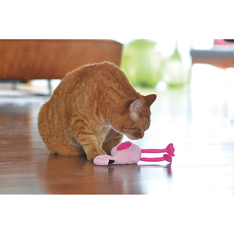Aumüller Flamingo Pinky mit Baldrian und Dinkelspelz