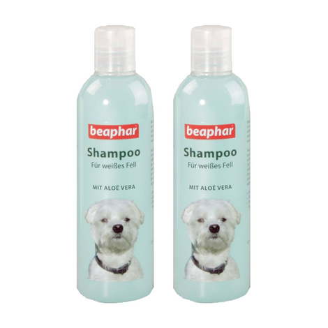 beaphar Shampoo für weißes Fell 2x250ml