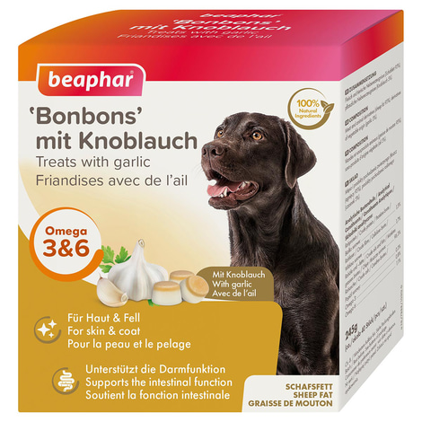 beaphar Hundesnack Knoblauch Bonbons 245g