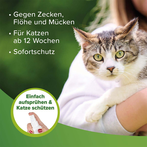 beaphar Zecken- und Flohschutz Spray für Katzen 150ml