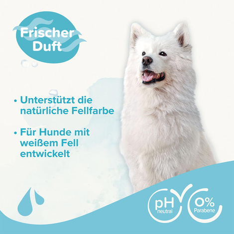 beaphar Shampoo für weißes Fell 2x250ml