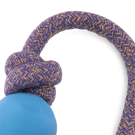 Beco Pets Hundeball Beco Ball mit Seil Blau