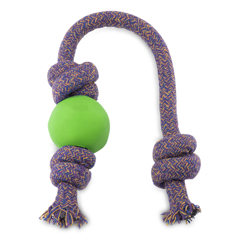 Beco Pets Hundeball Beco Ball mit Seil Grün