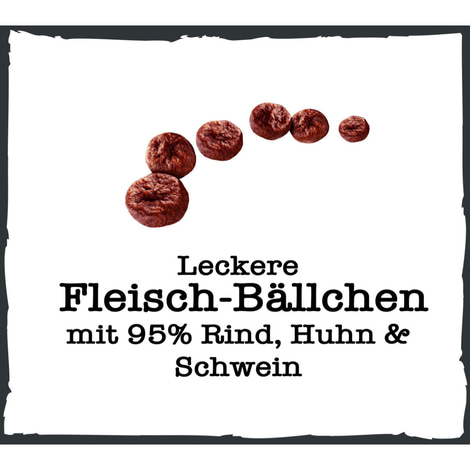 Beneful Fleisch-Bällchen reich an Rind, Huhn und Schwein