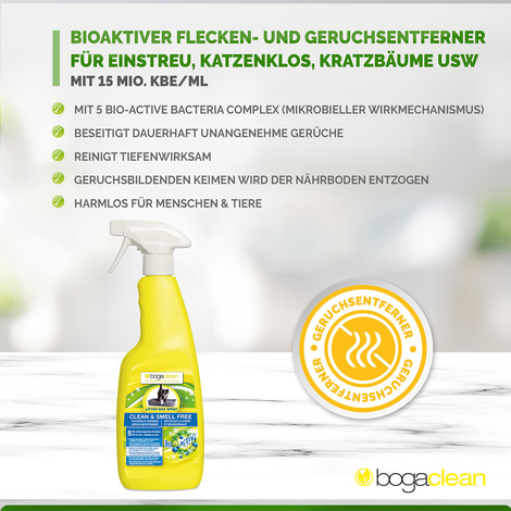 bogaclean Clean & Smell Litter Spray Katze 500 ml