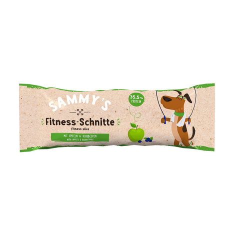 Sammy´s Fitness-Schnitte mit Äpfel & Blaubeeren