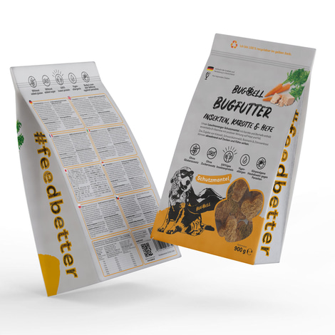 BugFutter Adult orange Karotte & Hefe